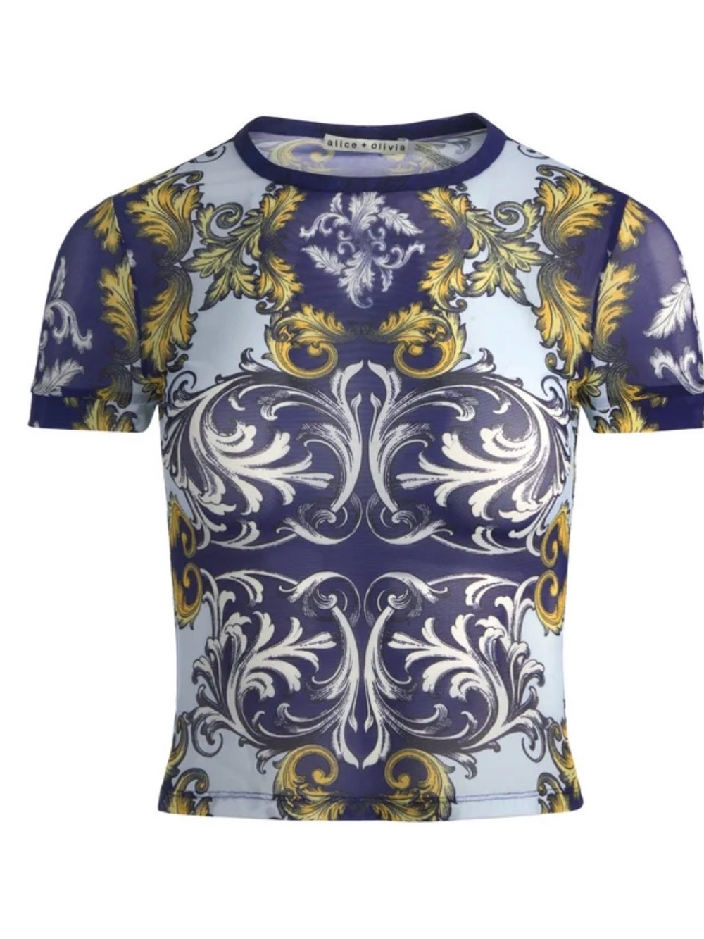 NWT- Alice and Olivia Tess Tee Size M